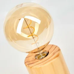 Luminaires Scandinaves-hofstein Argea Lampe à poser Écru, Noir, 1 lumière