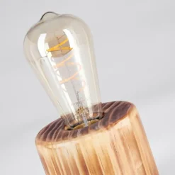 Luminaires Scandinaves-hofstein Argea Lampe de bureau, Lampe à poser Écru, Noir, 1 lumière