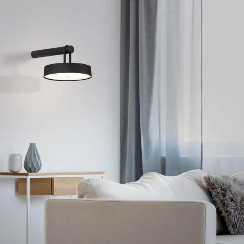 Luminaires Leuchten Direkt ARMA Suspension LED Noir, 1 lumière* Éclairage Led