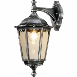 Luminaires LCD Arrach Applique murale Noir, Argenté, 1 lumière