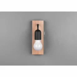 Lampes En Bois-Luminaires Trio Arturo Applique murale Bois clair, 1 lumière