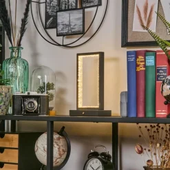 hofstein Arufe Lampe à poser LED Noir, 1 lumière