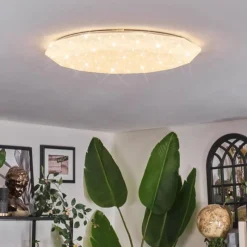 hofstein Arzel Plafonnier LED Blanc, 1 lumière