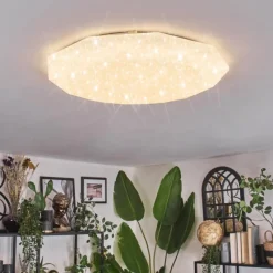 hofstein Arzel Plafonnier LED Blanc, 1 lumière