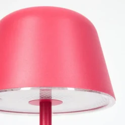 hofstein Asen Lampe de table d'extérieur, Lampe à poser LED Rose, 1 lumière
