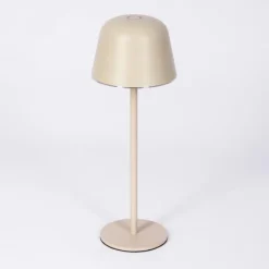 hofstein Asen Lampe de table d'extérieur, Lampe à poser LED Beige, 1 lumière