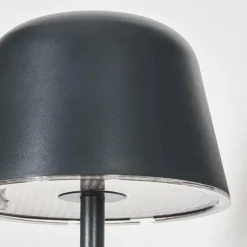 hofstein Asen Lampe de table d'extérieur, Lampe à poser LED Noir, 1 lumière