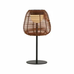 Luminaires Scandinaves-Luminaires Leuchten Direkt ASKIA Lampe à poser LED Noir, 1 lumière