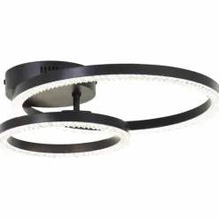 Luminaires Brilliant Aurelia Plafonnier LED Noir, 1 lumière* Éclairage Led