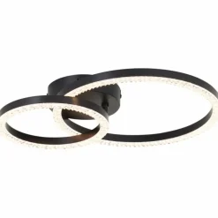 Luminaires Brilliant Aurelia Plafonnier LED Noir, 1 lumière* Éclairage Led