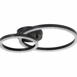 Luminaires Brilliant Aurelia Plafonnier LED Noir, 1 lumière* Éclairage Led