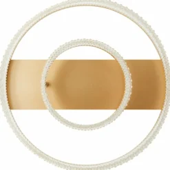 Lampes Dorées-Luminaires Brilliant Aurora Plafonnier LED Or, 1 lumière, Télécommandes