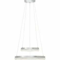 Lampes Industrielles-Luminaires Brilliant Aurora Suspension LED Argenté, 1 lumière, Télécommandes