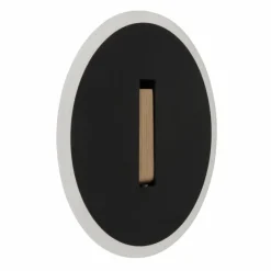 Lampes En Bois-Luminaires Globo Lighting Avery Applique murale LED Brun foncé, Noir, 1 lumière