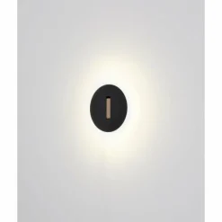 Lampes En Bois-Luminaires Globo Lighting Avery Applique murale LED Brun foncé, Noir, 1 lumière