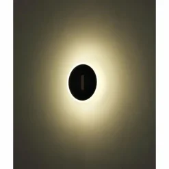 Lampes En Bois-Luminaires Globo Lighting Avery Applique murale LED Brun foncé, Noir, 1 lumière