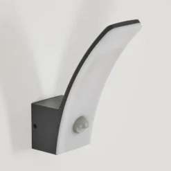 hofstein Azia Lampe murale d´extérieur LED Anthracite, 1 lumière, Détecteur de mouvement