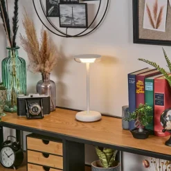 hofstein Baigorrita Lampe à poser LED Blanc, 1 lumière