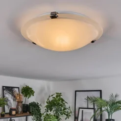 hofstein Balan Plafonnier Blanc, 1 lumière