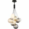 Luminaires Globo Lighting Ballgi Suspension Noir, 9 lumières