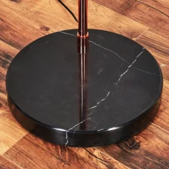 hofstein Baloca Lampadaire Cuivre, Noir, 1 lumière