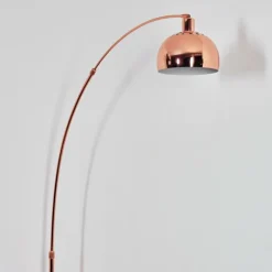 hofstein Baloca Lampadaire Cuivre, Noir, 1 lumière