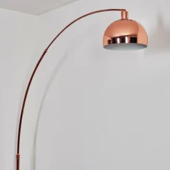 hofstein Baloca Lampadaire Cuivre, Noir, 1 lumière