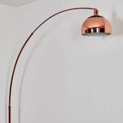 hofstein Baloca Lampadaire Cuivre, Noir, 1 lumière