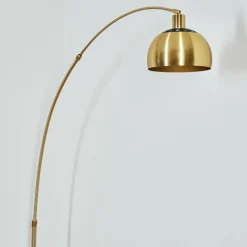 Lampes Dorées-hofstein Baloca Lampadaire Laiton, Noir, 1 lumière