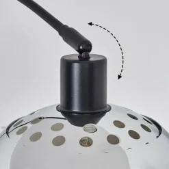 hofstein Baloca Lampadaire Noir, 1 lumière