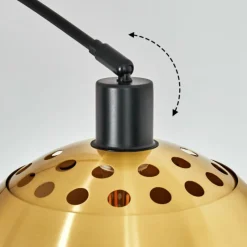 Lampes Dorées-hofstein Baloca Lampadaire Noir, 1 lumière