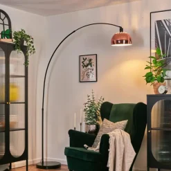 hofstein Baloca Lampadaire Noir, 1 lumière