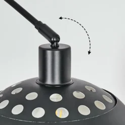 hofstein Baloca Lampadaire Noir, 1 lumière