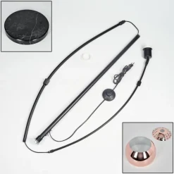 hofstein Baloca Lampadaire Noir, 1 lumière