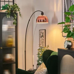 hofstein Baloca Lampadaire Noir, 1 lumière