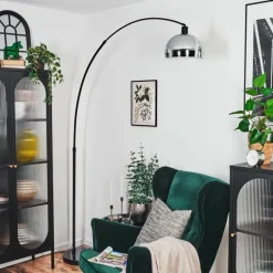 hofstein Baloca Lampadaire Noir, 1 lumière