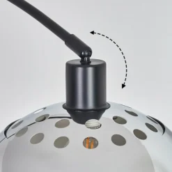 hofstein Baloca Lampadaire Noir, 1 lumière