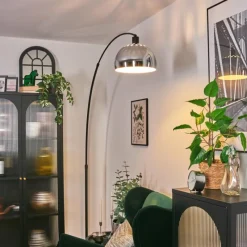 hofstein Baloca Lampadaire Noir, 1 lumière