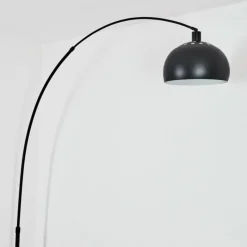 Lampes Vintages & Rétros-hofstein Baloca Lampadaire Noir, 1 lumière