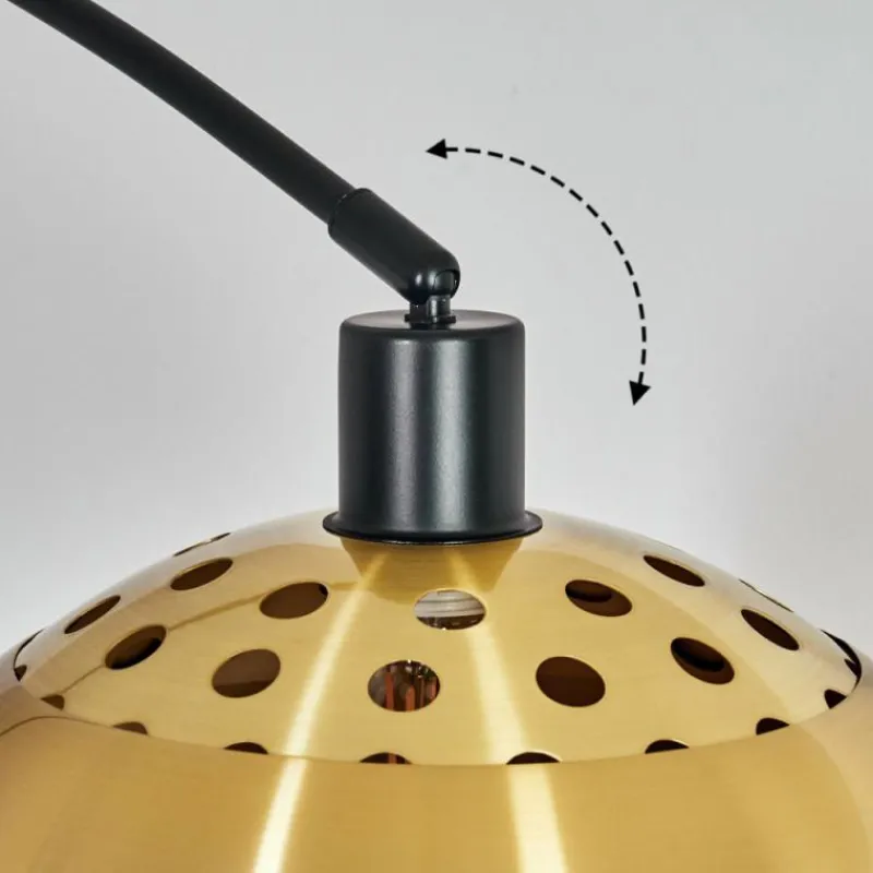 Lampes Dorées-hofstein Baloca Lampadaire Noir, 1 lumière