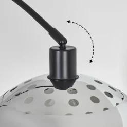 hofstein Baloca Lampadaire Noir, 1 lumière