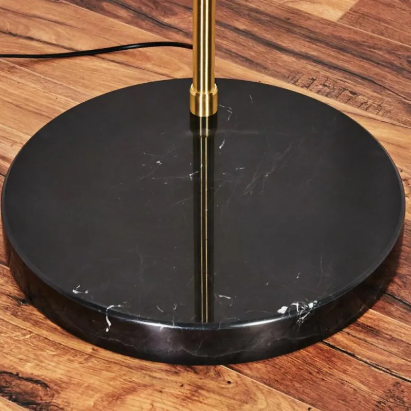 Lampes Dorées-hofstein Baloca Lampadaire Or, Noir, 1 lumière