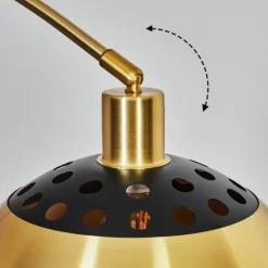 Lampes Dorées-hofstein Baloca Lampadaire Or, Noir, 1 lumière