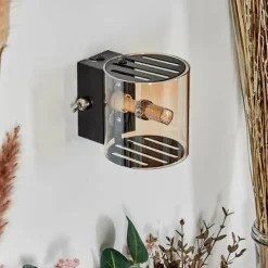 hofstein Bamako Luminaire Up & Down, Applique murale LED Noir, 1 lumière