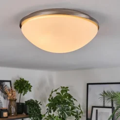 hofstein Banan Plafonnier, Spot de plafond Nickel mat, 2 lumières