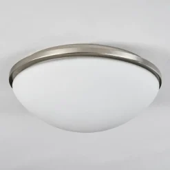 hofstein Banan Plafonnier, Spot de plafond Nickel mat, 2 lumières