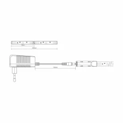 Luminaires Globo Lighting Bande LED Globo, 1 lumière, Changeur de couleurs* Rubans Led