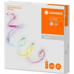 Luminaires Ledvance Bande LED LEDVANCE MOOD LIGHT Blanc, 1 lumière, Changeur de couleurs* Rubans Led