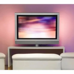 Luminaires Leuchten Direkt Bandes LED Leuchten Direkt TEANIA Transparent, 1 lumière, Télécommandes, Changeur de couleurs* Rubans Led