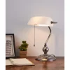 Luminaires Eglo BANKER Lampe à poser Nickel mat, 1 lumière